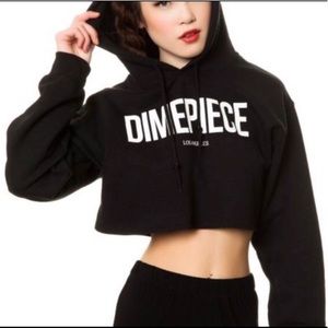 Dimepiece LA Cropped Hoodie